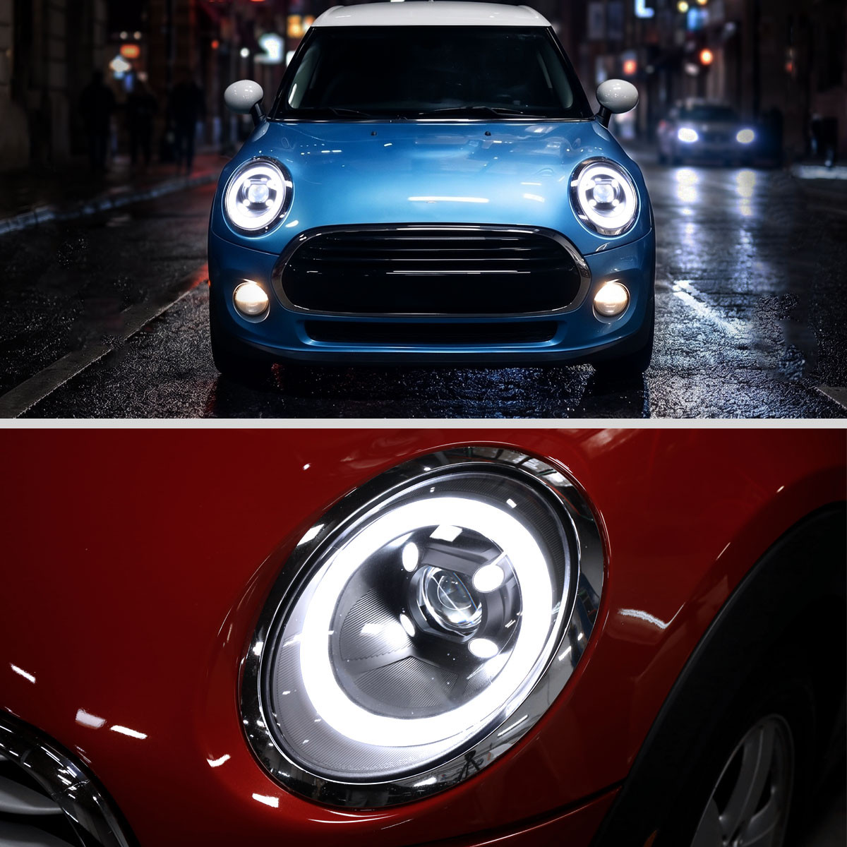 ヘッドライト MINI COOPER 2014-2021 Mini Cooper F55 F56 F57 Projector Headlights Swithback