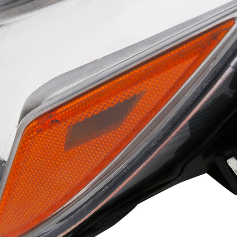 2015 2017 Toyota Camry Projector Headlights W Amber Reflectors Gunmetal Housing Clear Lens 