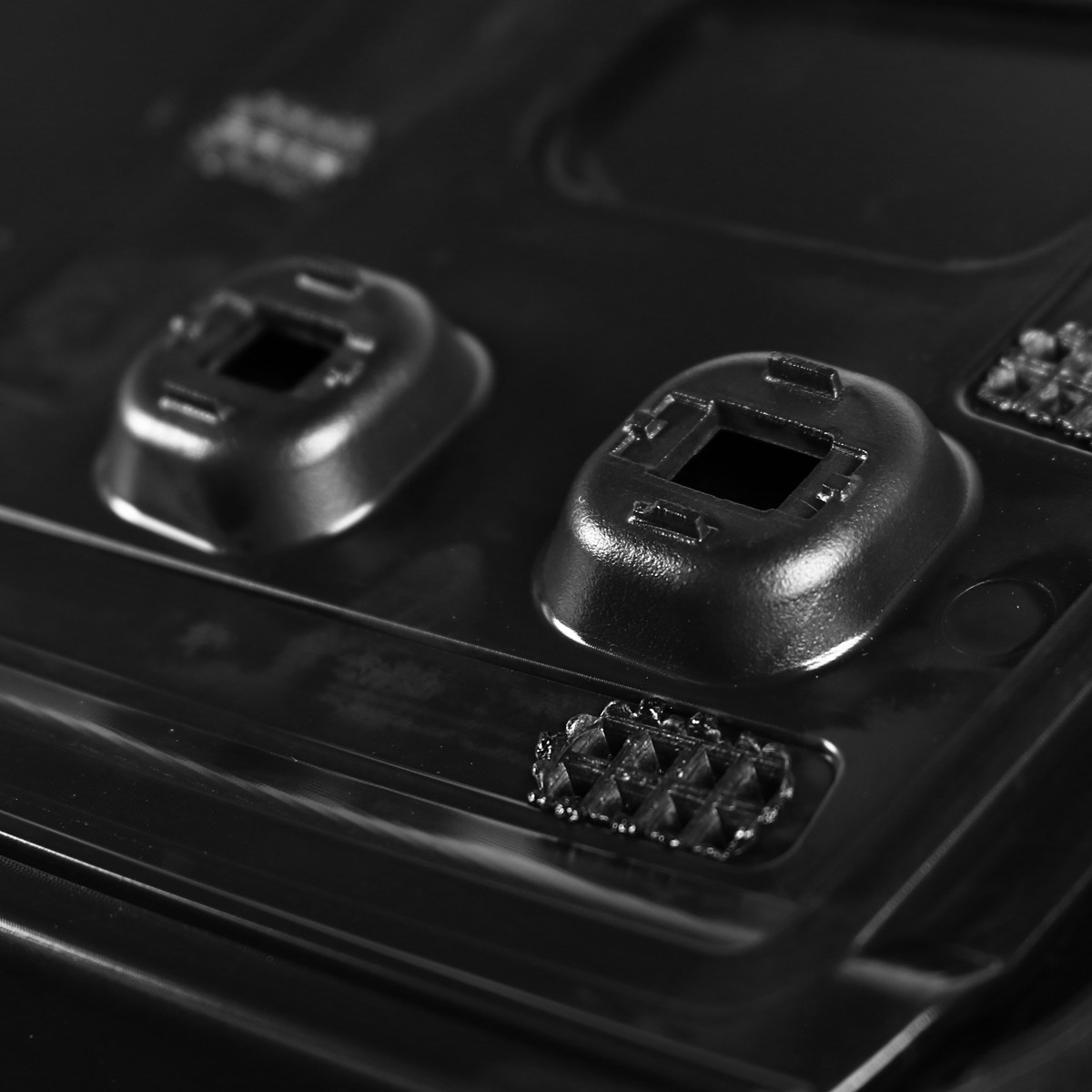 2015-2020 Ford Mustang Glossy Black ABS Rear Trunk Decklid Panel - Spec