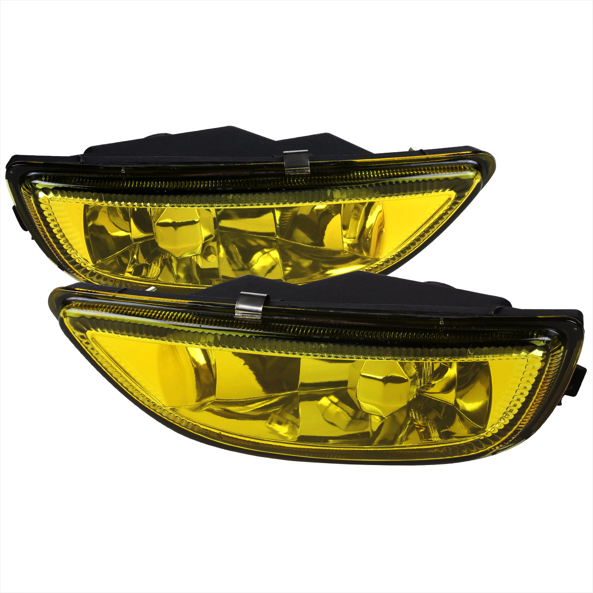 2001-2002 Toyota Corolla H3 Fog Lights (Chrome Housing/Yellow Lens ...