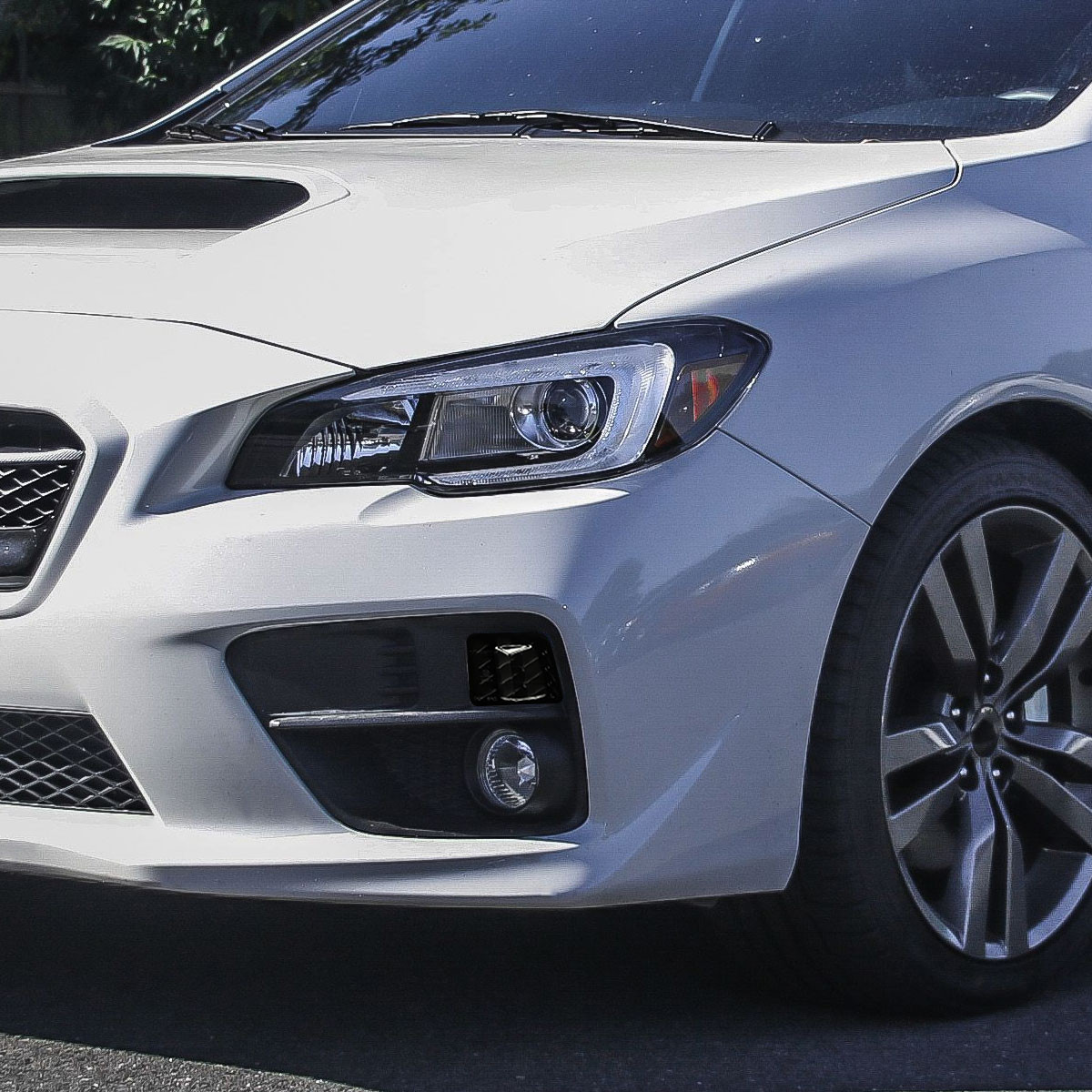 Black LED Switchback Sequential Projector Headlights For 2015-2021 Subaru WRX STI (Halogen Models)
