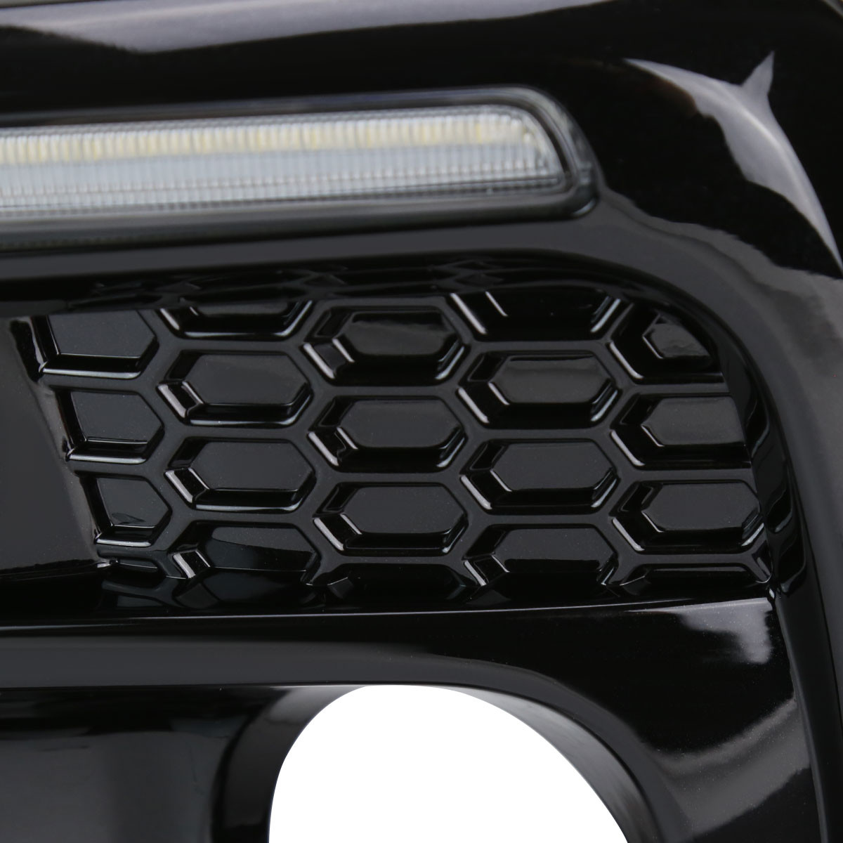 DTMOTO Black LED Switchback Sequential Projector Headlights For Subaru WRX STI 2015-2021