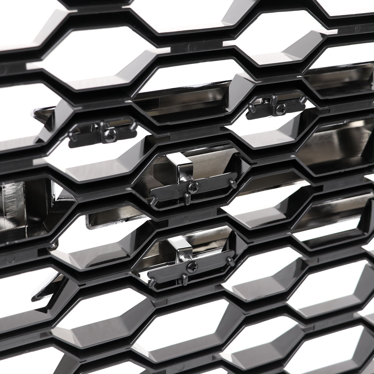 Front Bumper Upper Grille Black Fit For Silverado 1500 2019