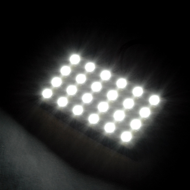 Universal SMD 24PC LED Panel Dome Light - Spec-D Tuning