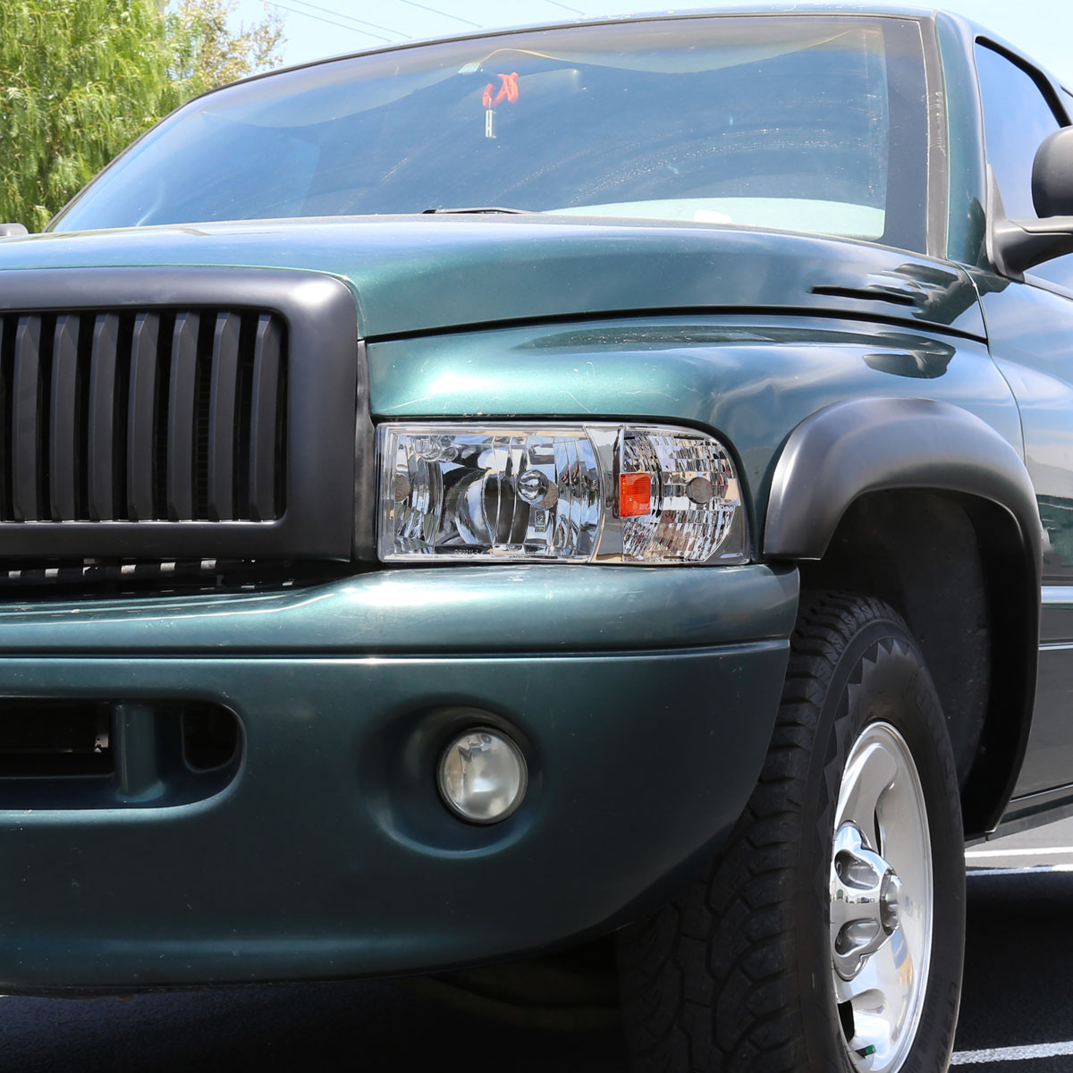 Headlight Assemblies For 2004 Dodge Ram 3500 Smoked Headlights