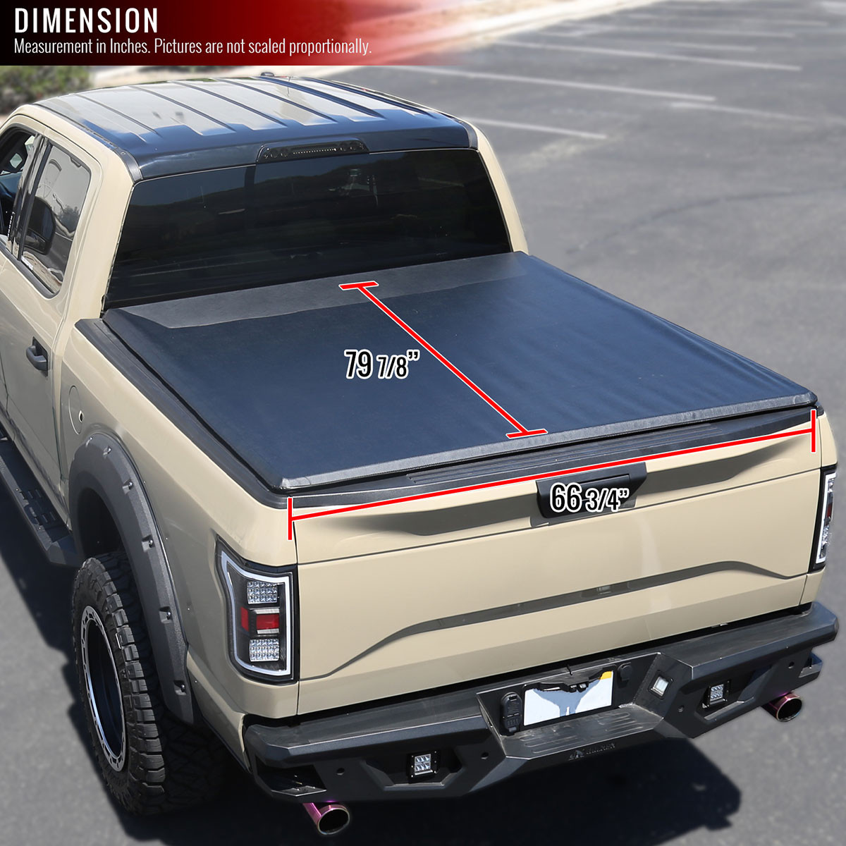 Qeetex Soft Roll Up Tonneau Cover for 2019 2025 Chevy Silverado/GMC