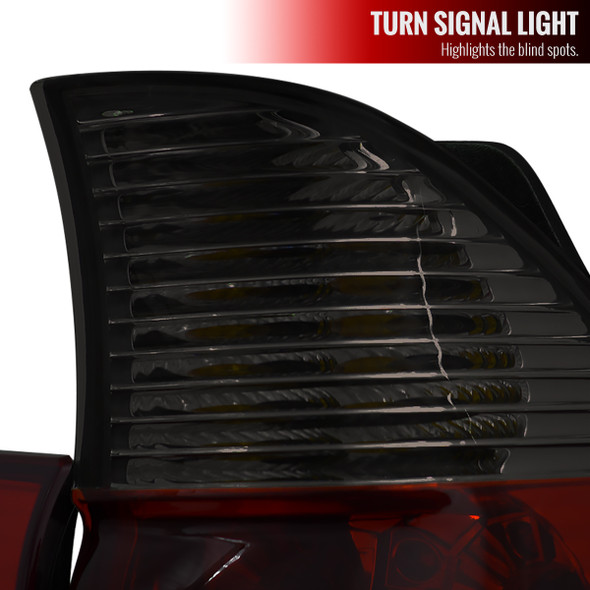 2000-2006 BMW E53 X5 Tail Lights - APC (Chrome Housing/Red Smoke Lens)