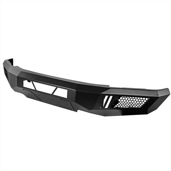 2018-2020 Ford F-150 Black Heavy Duty Steel Front Bumper w/ LED