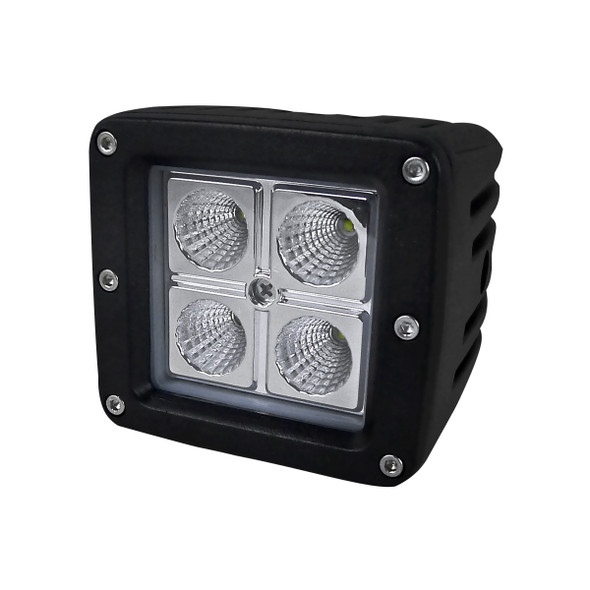 Universal Off Road 6000K Spot Beam 16W 4-LED Cube Fog Light w