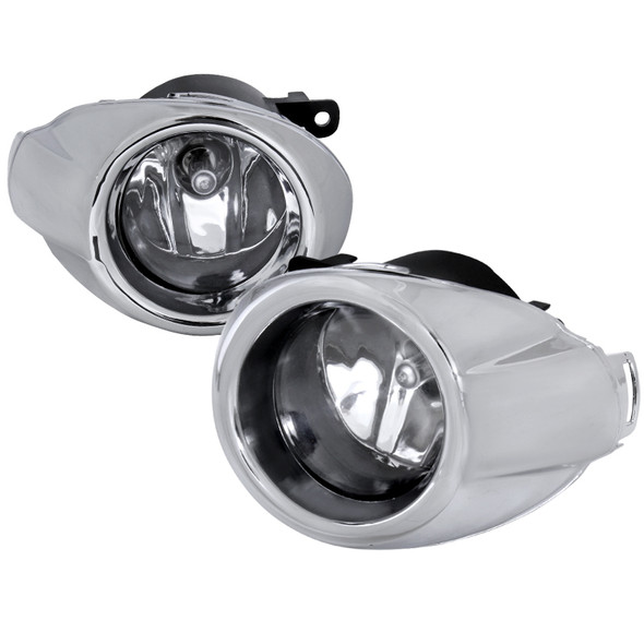 2012-2014 Ford Focus H11 Fog Lights Kit (Chrome Housing/Clear Lens)