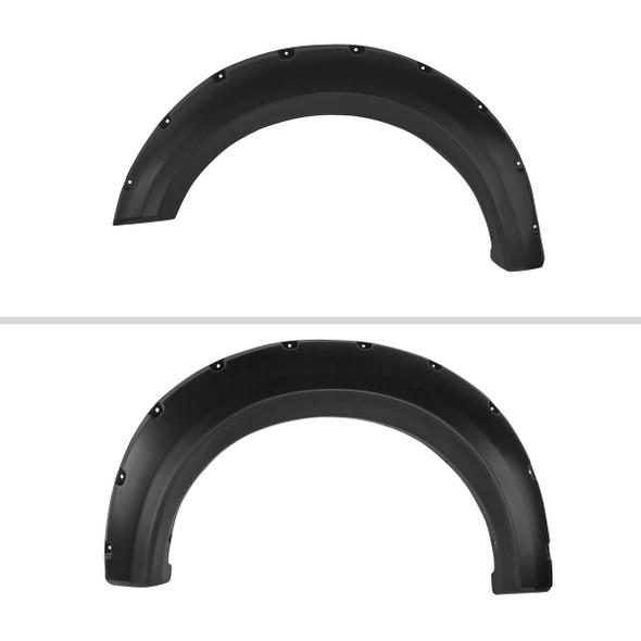 2009-2014 Ford F-150 Styleside Smooth Rivet Style Fender Flares