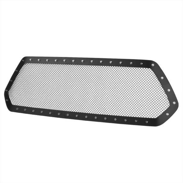 2016-2018 Toyota Tacoma Rivet Style Black Stainless Steel Mesh Grille Insert