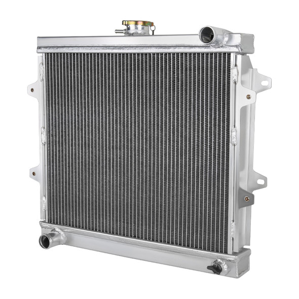 1987-2006 Jeep Wrangler TJ YJ 2.4L/4.2L Aluminum 3-Row Performance Radiator  - Spec-D Tuning