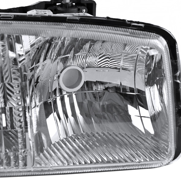 1999-2006 GMC Sierra/Yukon/Yukon XL Clear Lens Crystal Headlight w/ Amber Reflector - Passenger Side Only