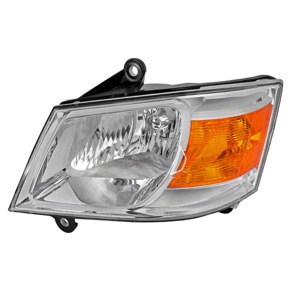 2008-2010 Dodge Grand Caravan Clear Lens Factory Style Crystal Headlight - Driver Side Only