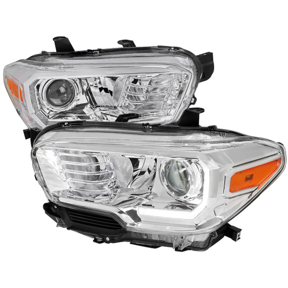 2020 TOYOTA TACOMA GENUINE ヘッドライト新車外し 2016-2023 Toyota Tacoma Chrome Housing Clear Lens Projector