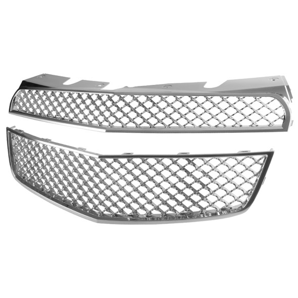 2010-2015 Chevrolet Equinox Chrome ABS 2PC Mesh Grille