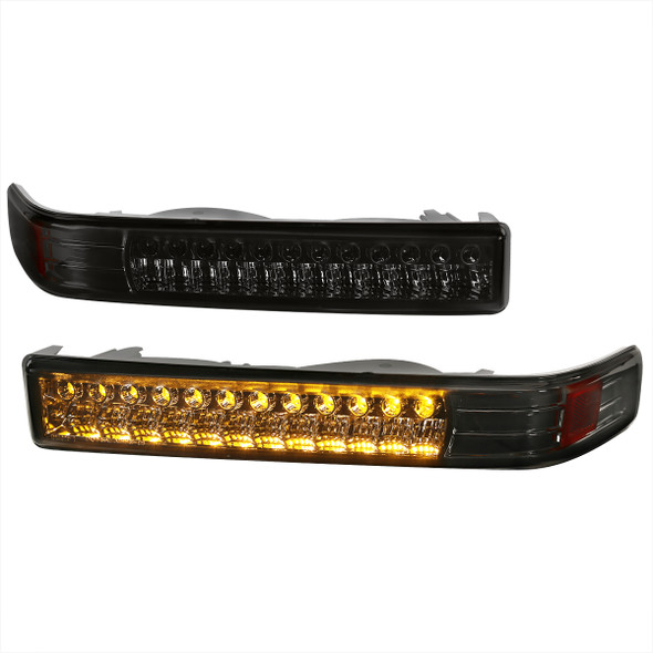 1998-2004 Chevrolet S10/ GMC Sonoma Bumper Lights (Chrome Housing