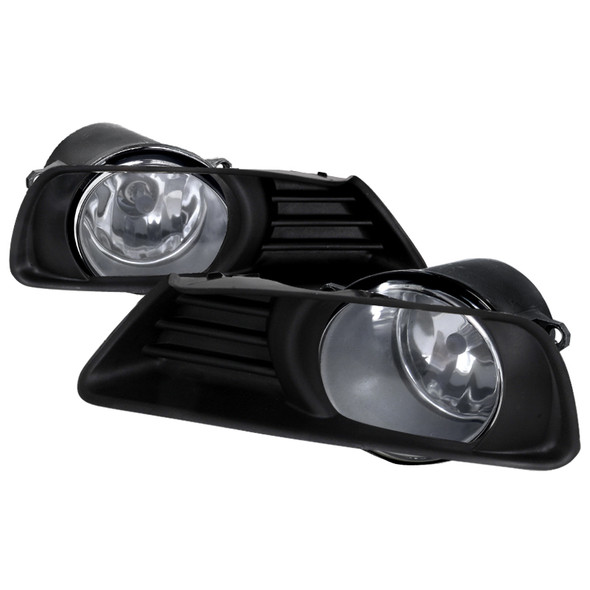 2007-2009 Toyota Camry H11 Fog Lights Kit (Chrome Housing/Clear Lens)