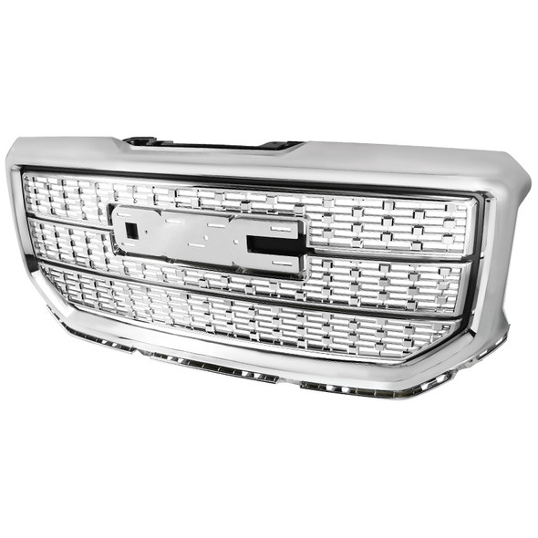 2016-2018 GMC Sierra 1500 Chrome ABS Denali Style Grille