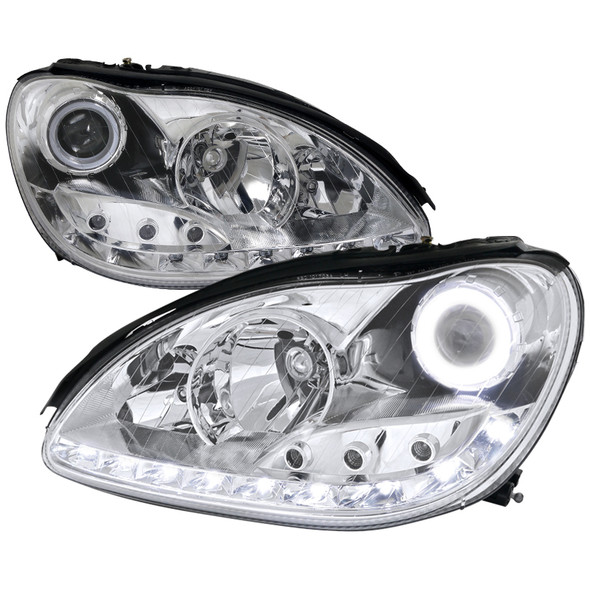 2002-2005 Mercedes Benz W163 ML Class Projector Headlights w/ SMD