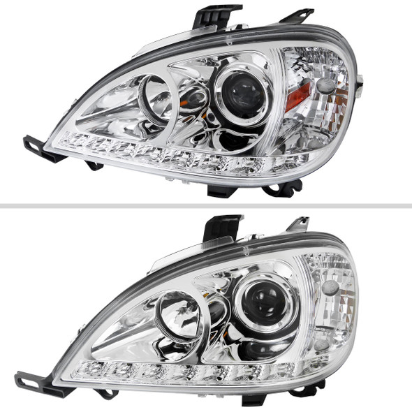 2002-2005 Mercedes Benz W163 ML Class Projector Headlights w/ SMD