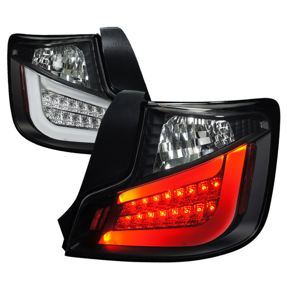 2011-2013 Scion tC LED Tail Lights (Matte Black Housing/Clear Lens)