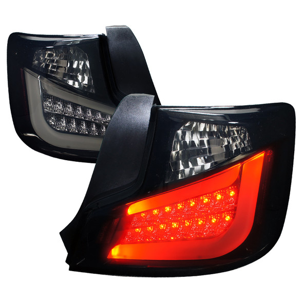 2011-2013 Scion tC LED Tail Lights (Glossy Black Housing/Smoke Lens)