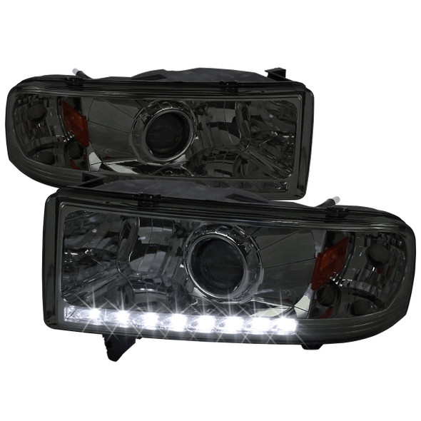 1994-2001 Dodge RAM 1500 2500 3500 Dual Halo Projector Headlights