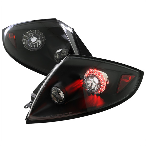 2006-2011 Mitsubishi Eclipse LED Tail Lights (Matte Black Housing/Clear Lens)