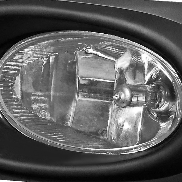 2006-2007 Honda Accord Sedan H11 Fog Lights Kit (Chrome Housing/Clear Lens)