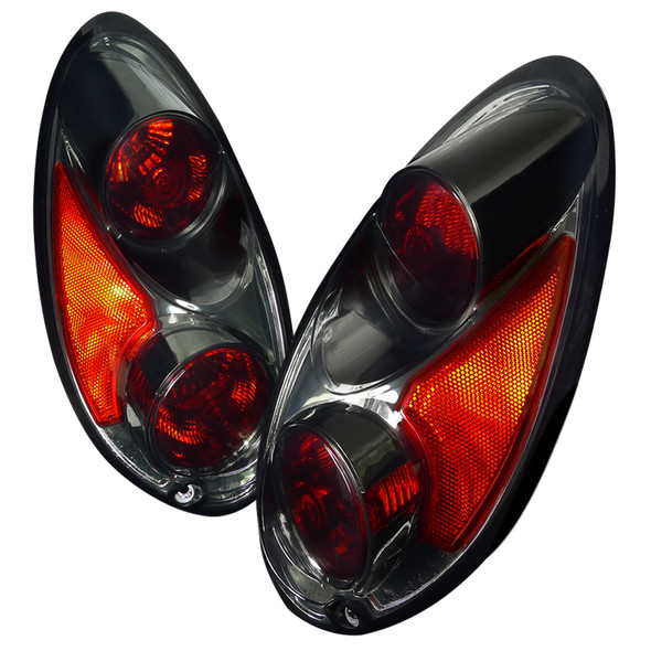 2001-2005 Chrysler PT Cruiser Tail Lights (Chrome Housing/Smoke Lens)