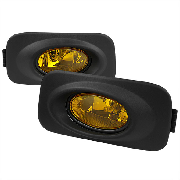 2004-2005 Acura TSX H11 Fog Lights Kit (Chrome Housing/Yellow Lens)