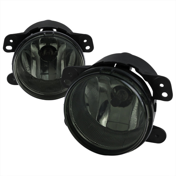 2005-2011 Chrysler 300/PT Cruiser Dodge Magnum/Journey Jeep Wrangler H8 Fog Light (Chrome Housing/Smoke Lens)