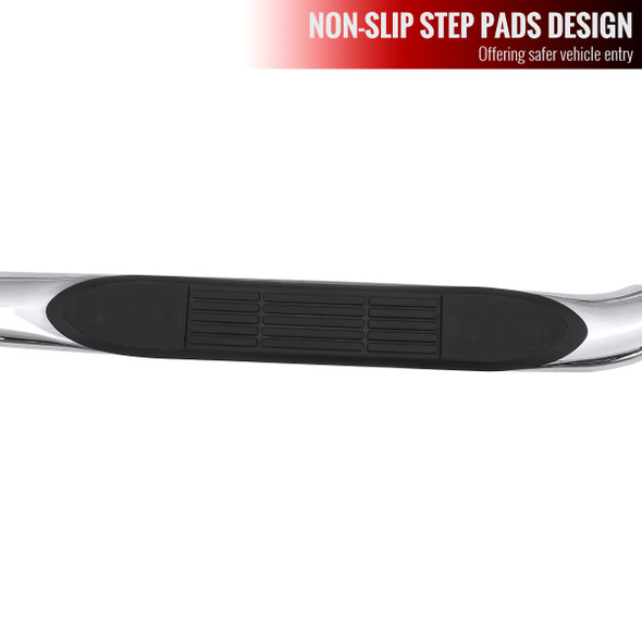 2016-2021 Honda Pilot 3" Chrome Stainless Steel Side Step Nerf Bars