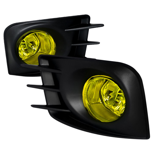 2011-2013 Scion tC H11 Fog Lights Kit (Chrome Housing/Yellow Lens)