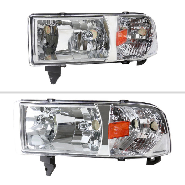 1994-2001 Dodge RAM 1500/2500/3500 Factory Style Headlights and