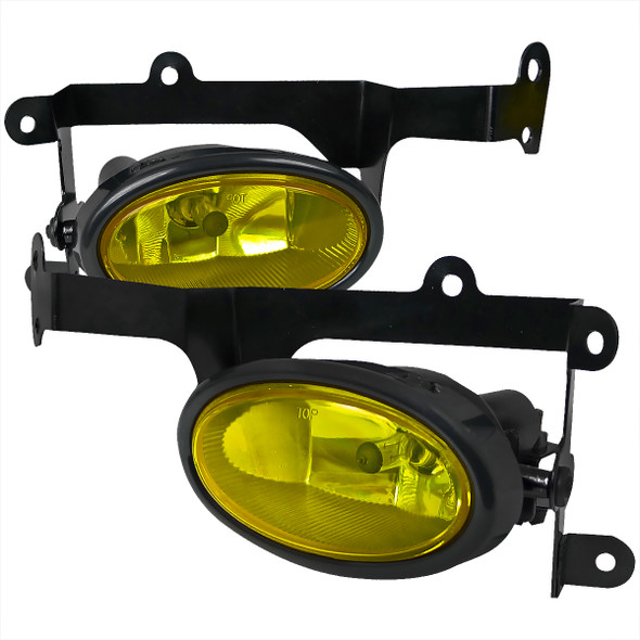 2006-2008 Honda Civic Coupe H11 Fog Lights Kit (Chrome Housing/Yellow Lens)