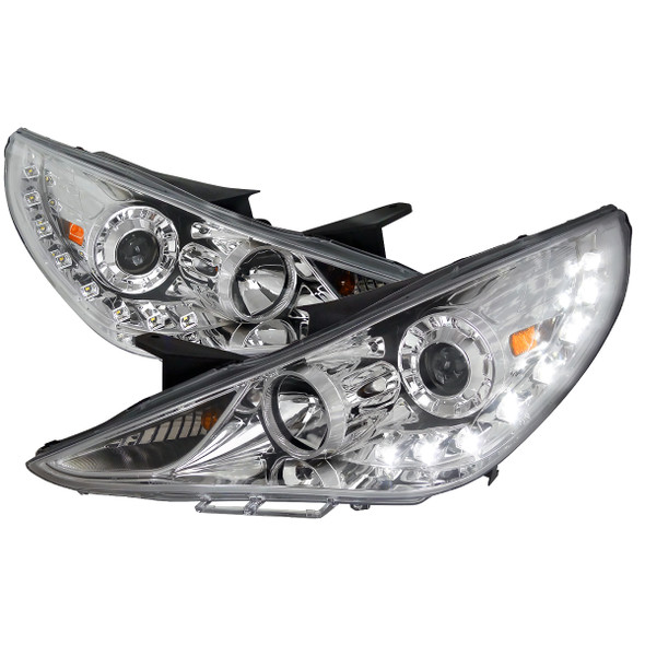 2011-2013 Toyota Highlander Projector Headlights w/ SMD LED Light