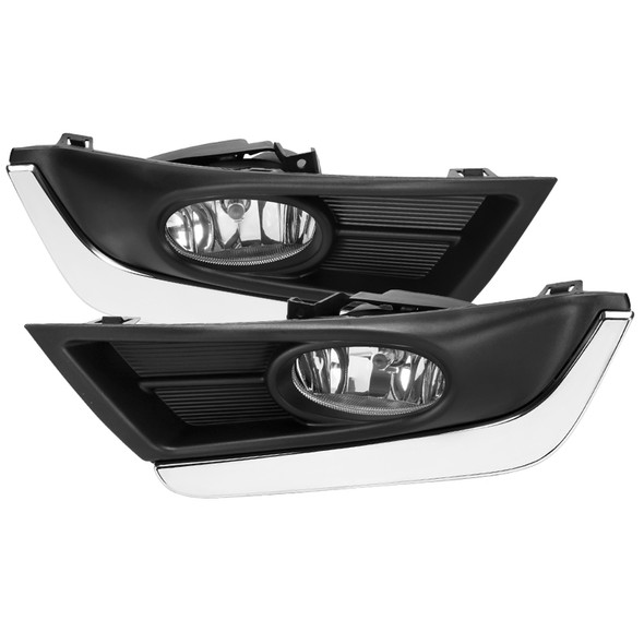 2017-2018 Honda CR-V 12V/35W H8 Fog Lights Kit (Chrome Housing