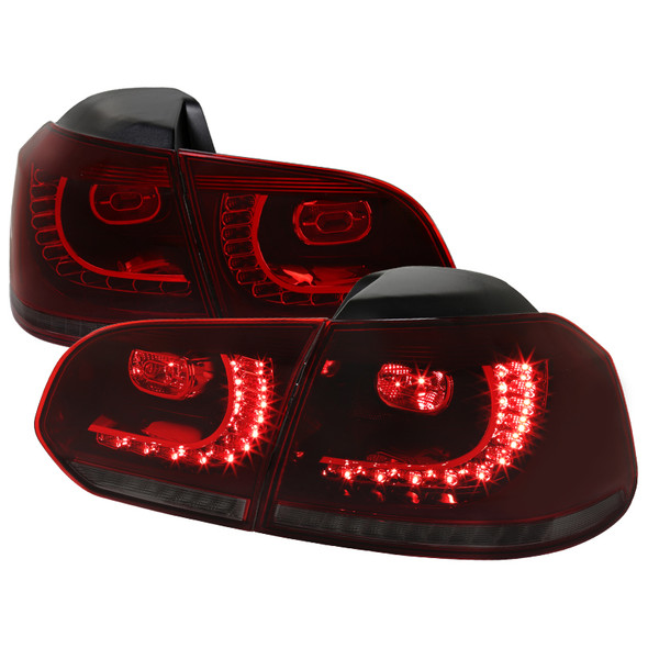 2010-2014 Volkswagen Golf/GTI LED Tail Lights w/ Sequential Turn