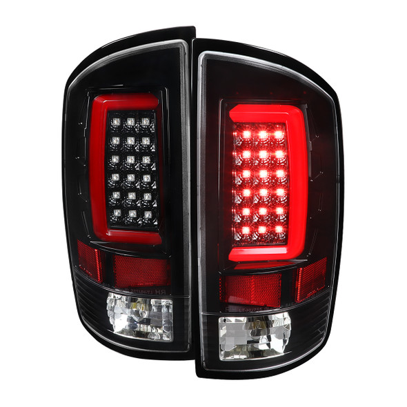 2007-2009 Dodge RAM 1500/2500/3500 LED Tail Lights (Matte Black