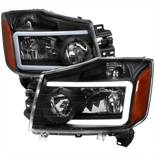 2004-2015 Nissan Titan/ 2004-2007 Armada Factory Style Headlights