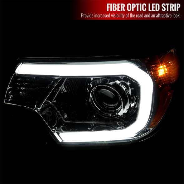 2012-2015 Toyota Tacoma LED C-Bar Projector Headlights w/ LED