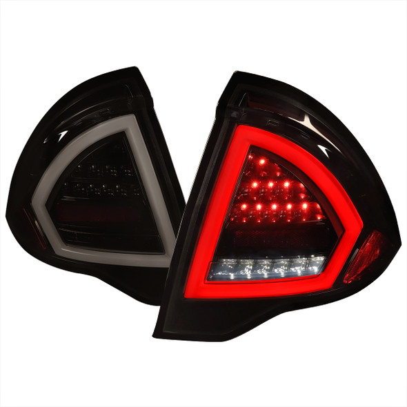 2010-2012 Ford Fusion LED Tail Lights (Glossy Black Housing/Smoke Lens)