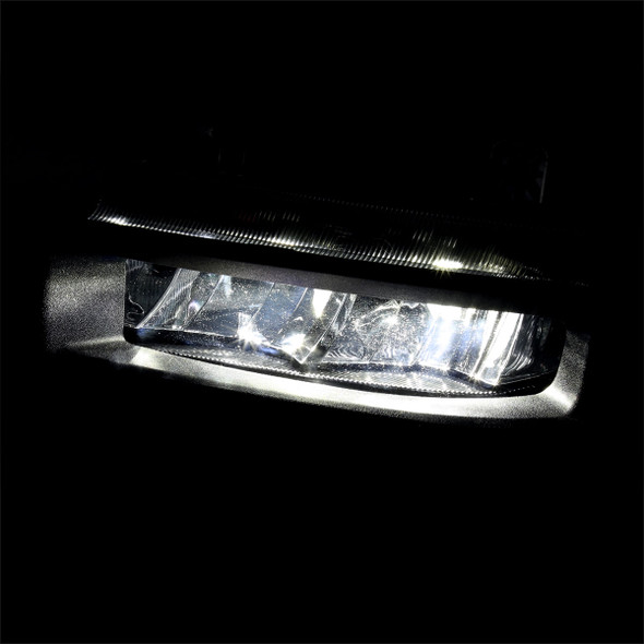 2019-2022 Dodge RAM 1500 LED Fog Lights Kit (Chrome Housing/Smoke Lens)