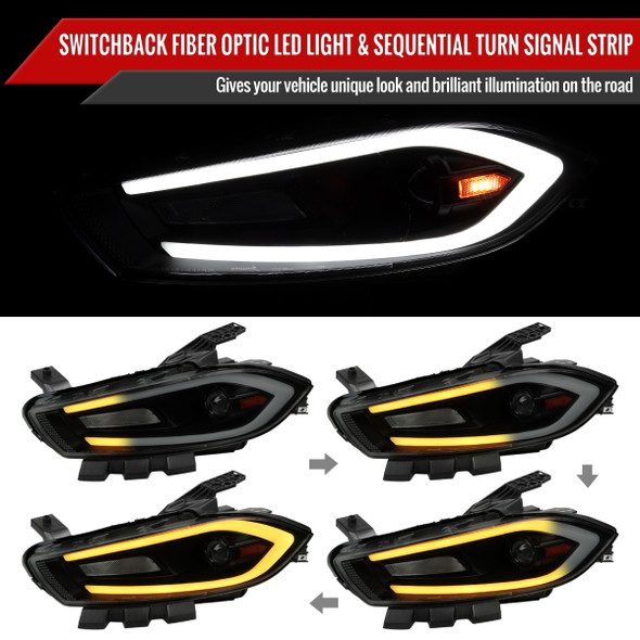 2013-2016 Dodge Dart Switchback Sequential Animated LED Bar