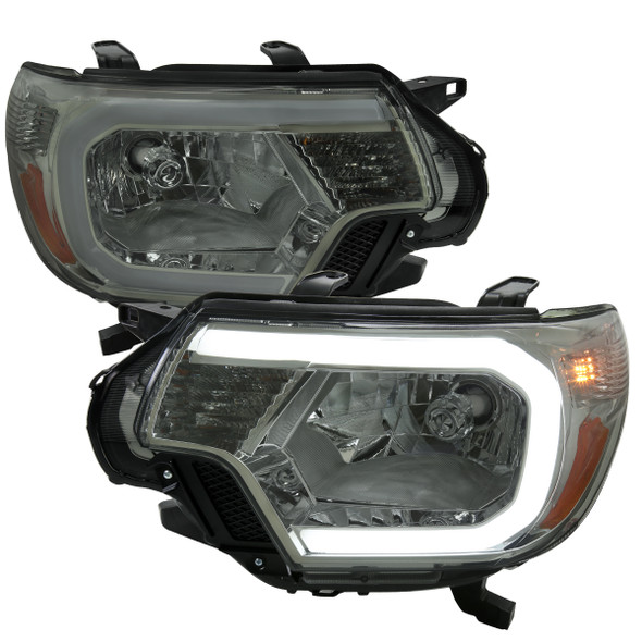 2012-2015 Toyota Tacoma LED Bar Factory Style Headlights with