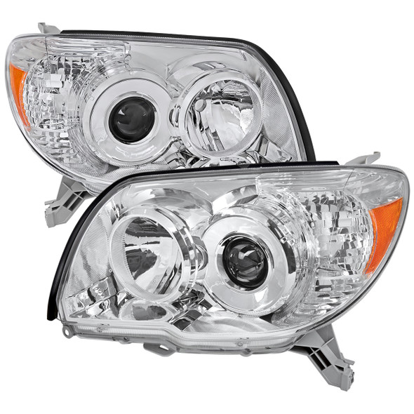 2006-2009 Toyota 4Runner SR5 Limited Projector Style Headlights (Chrome Housing/Clear Lens)