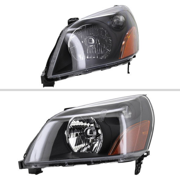 2003-2005 Honda Pilot Factory Style Headlight (Matte Black Housing/Clear Lens)
